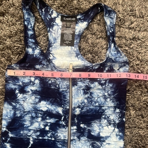 BEBE Tie dye bandage dress Size Small - Picture 3 of 9
